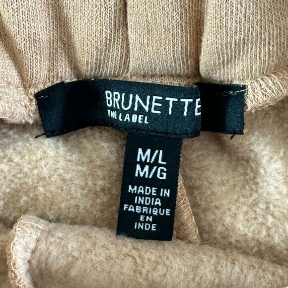 Brunette the label sweatpants Womens Sz M/L Blonde Peach jogger Track Pants - Picture 9 of 10